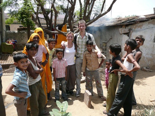 Rencontres dans un village en Inde