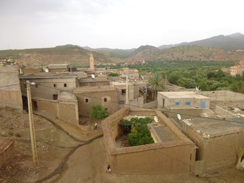 Un village Marocain se situant en plein milieux des montagnes berbères.