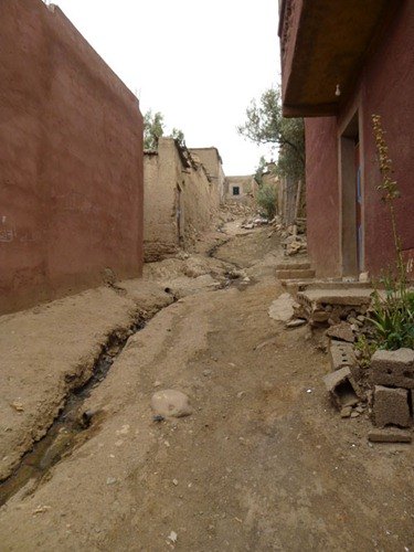 Les rues berbères en plein Atlas.